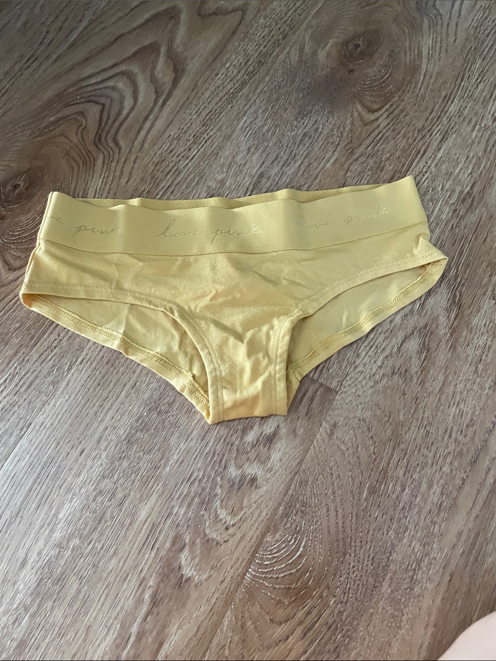 Seamless Cotton Blend Hipster Panty - Yellow